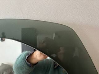 Miroir Veca en verre fumé, Italie 1970