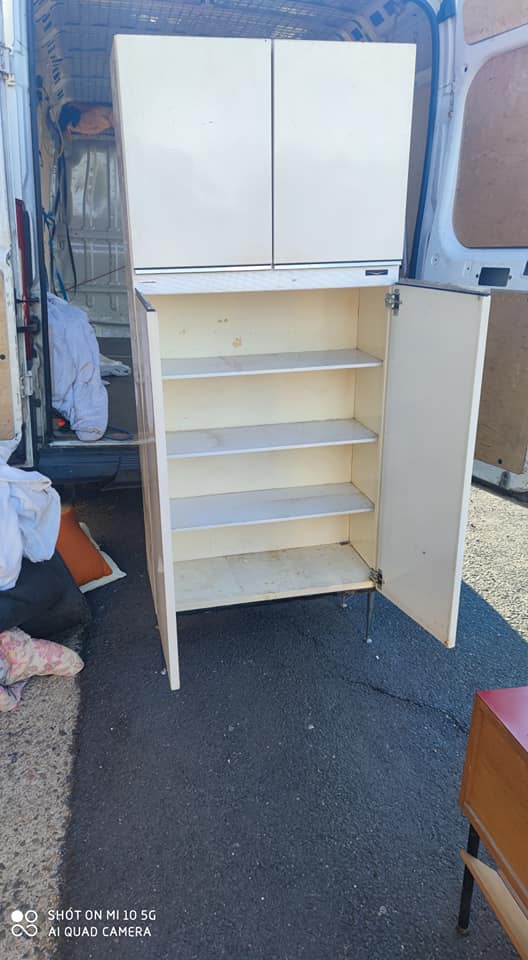 Kitchen steel buffet around 1950/60