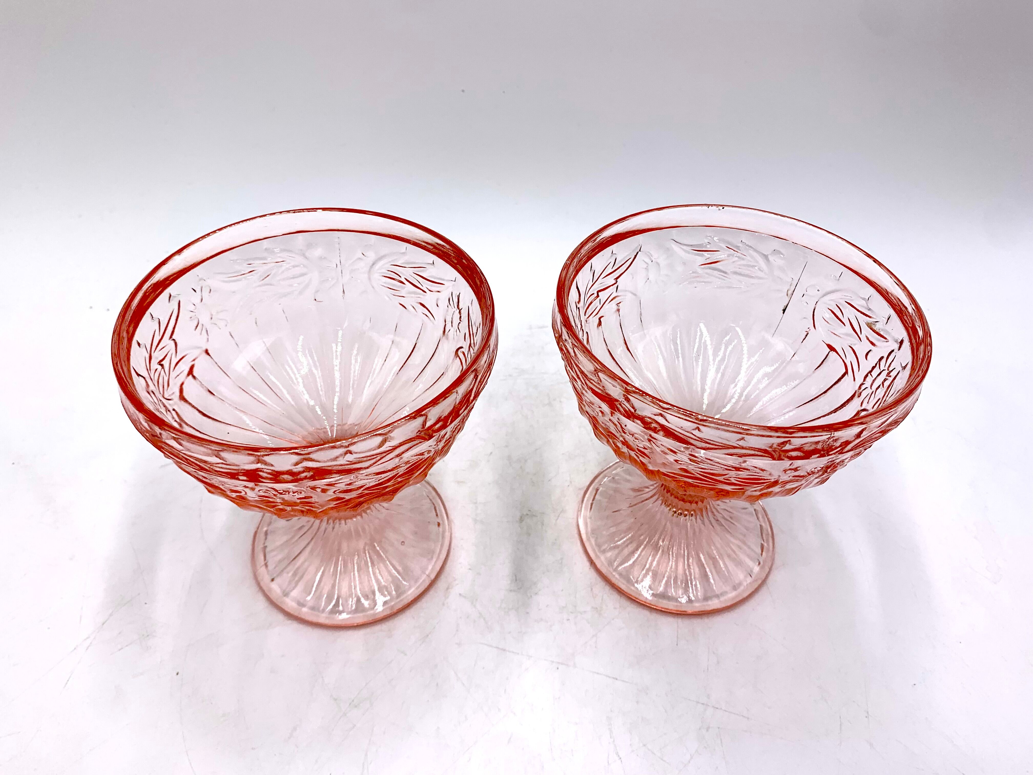 Two pink cups, Ząbkowice, 1970s