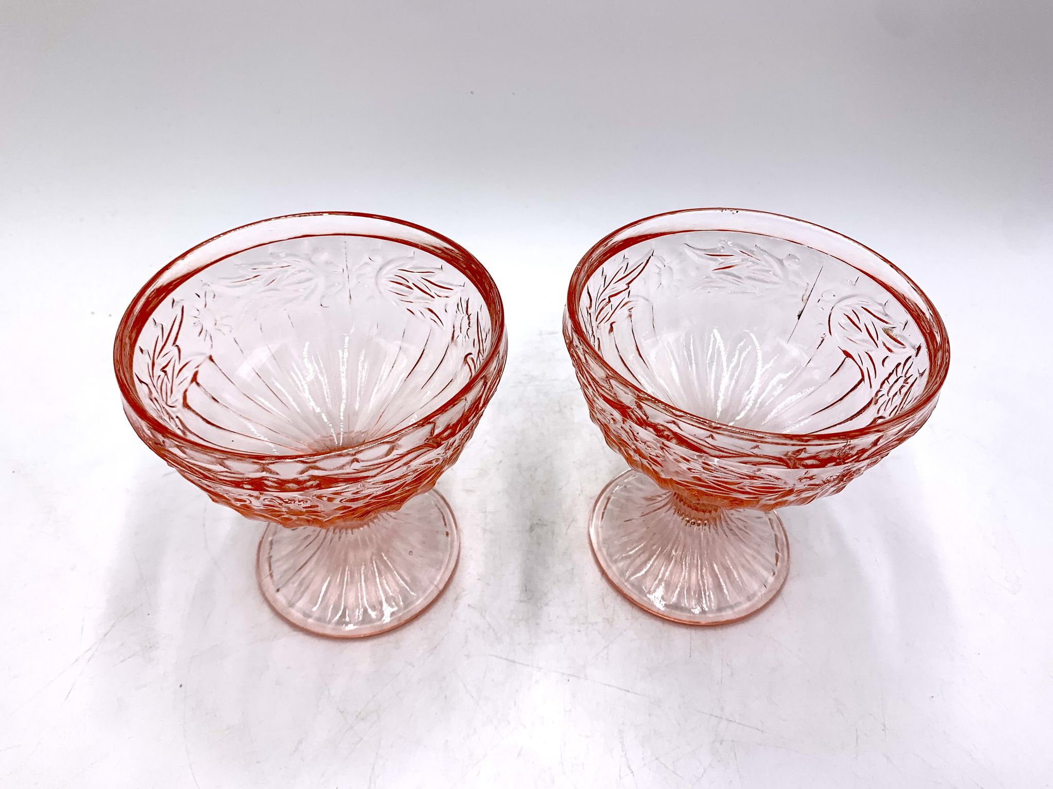 Deux coupes roses, Ząbkowice, années 1970