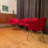 A set of four Megan club armchairs designed by René Holten, Artifort, the Netherlands