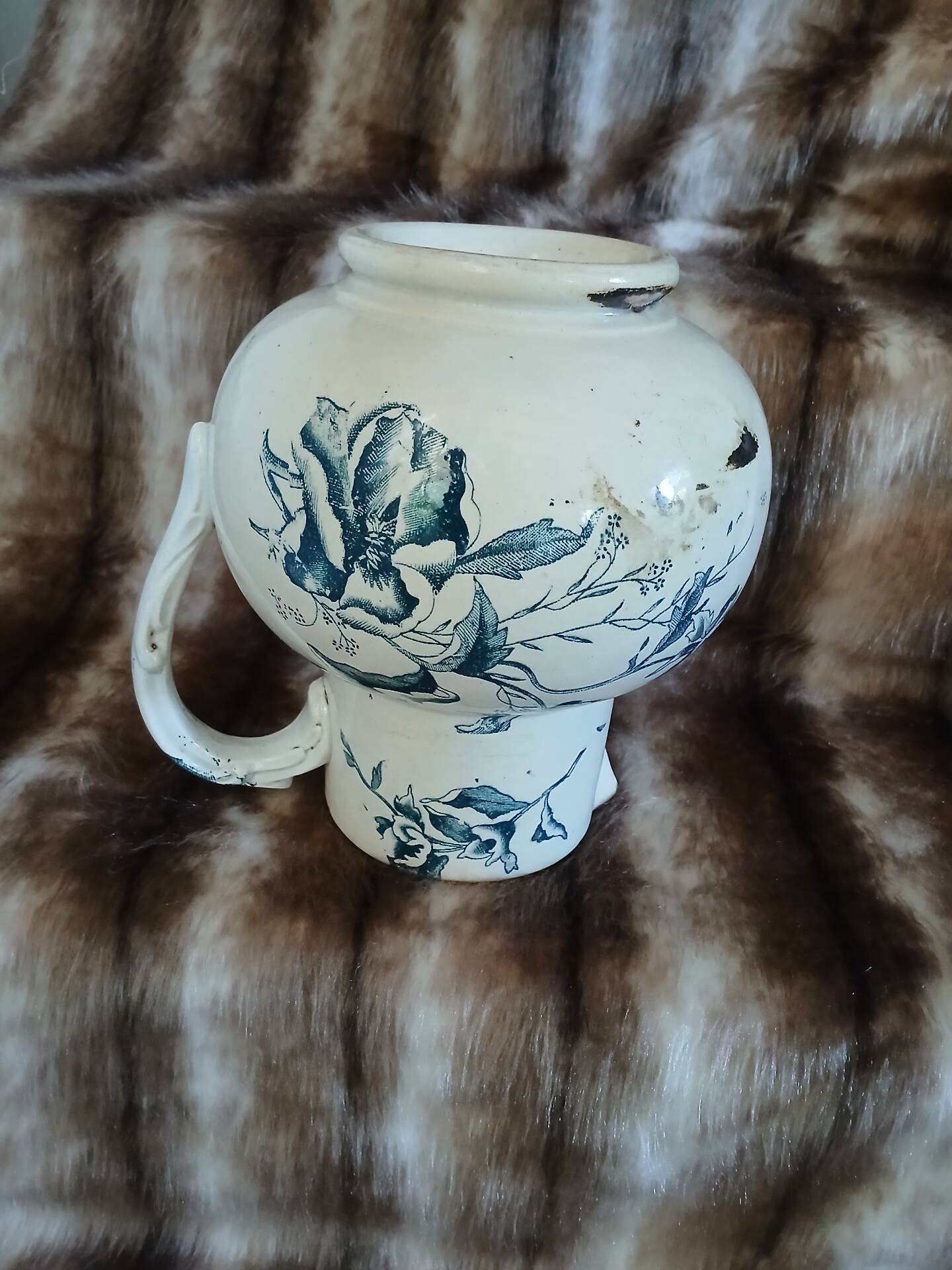 Antique pitcher in ironstone