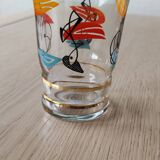 Set of 9 vintage Miro glasses