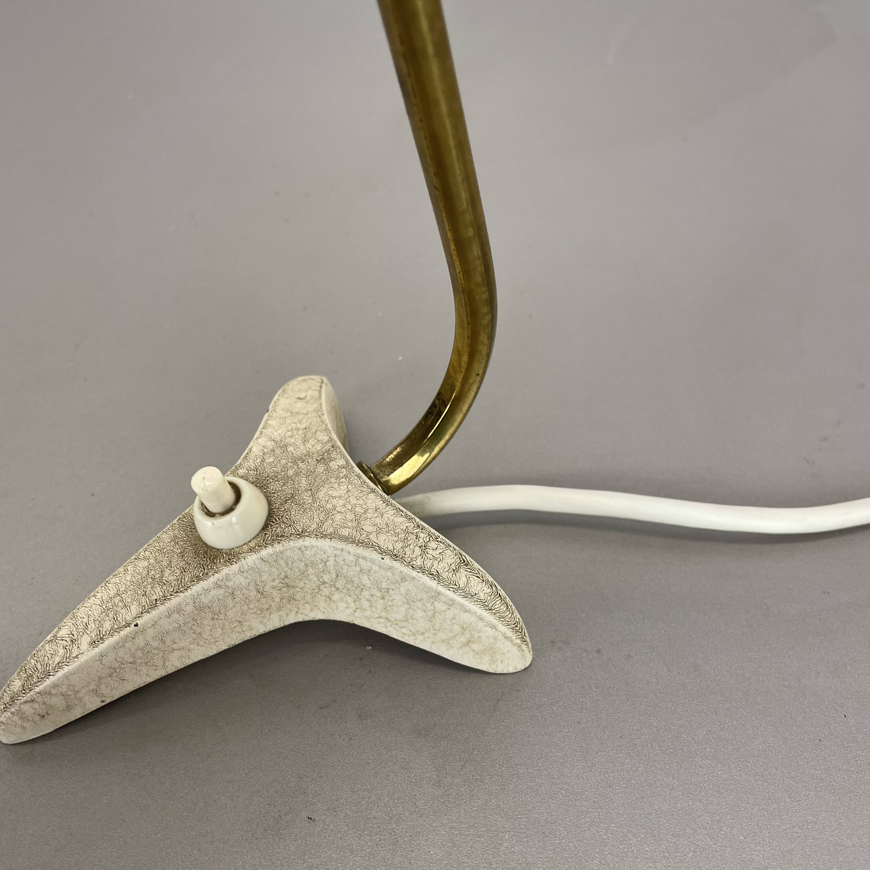 Original Modernist beige Metal Table Light by Cosack, Germany, 1960s