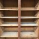 Oak notary curtain cabinet 1950