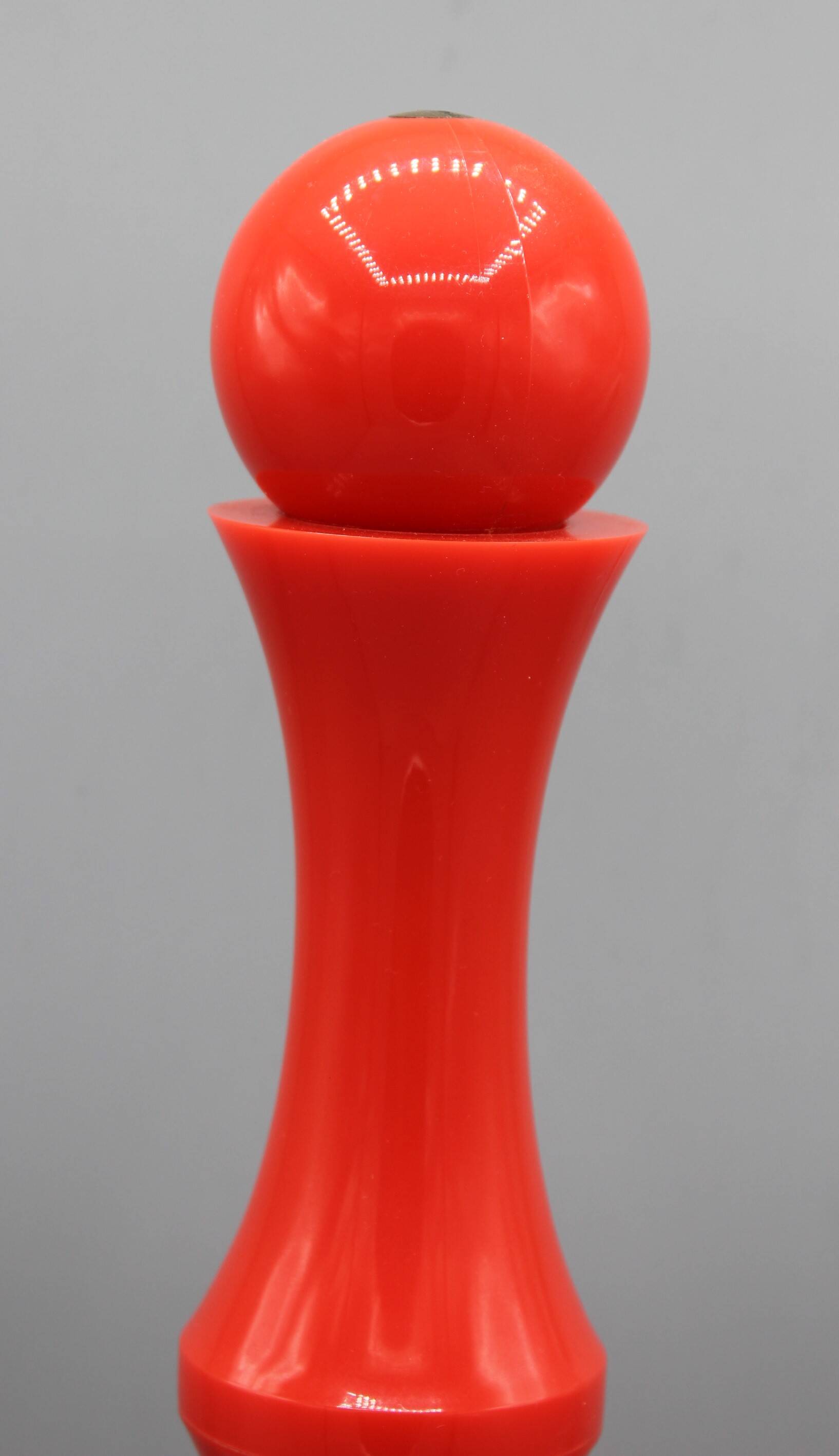 Old vintage pepper mill pop 70 guzzini design orange - large model