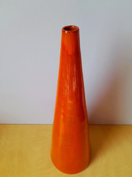 Scandinavian Ceramic Soliflore Vase, 1960