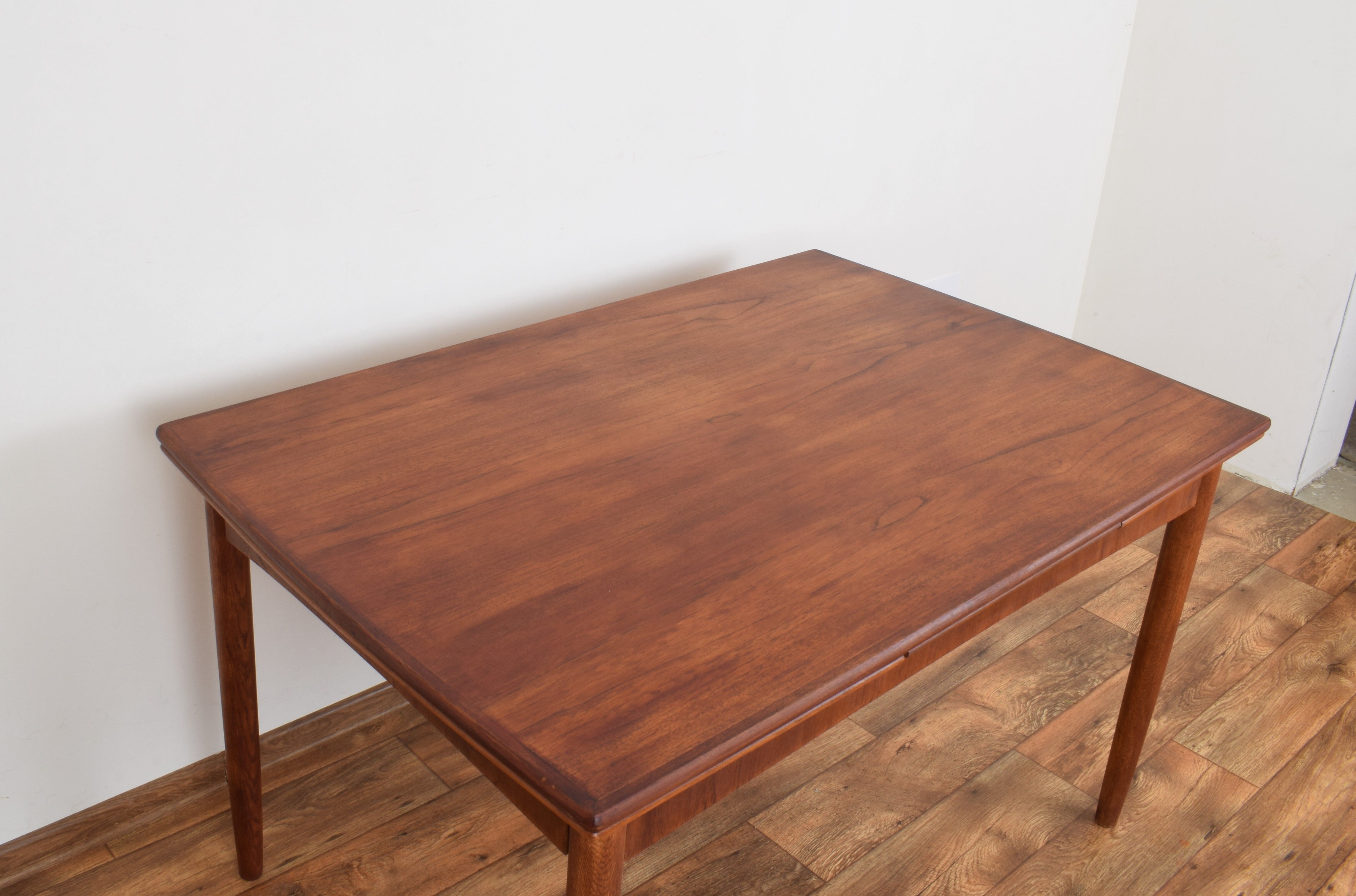 Mid-Century Danish Teak Extendable Dining Table, 1960s