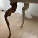 Vintage coffee table in polychrome marble – Louis XV style – Restored