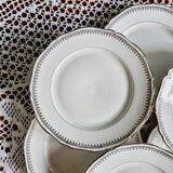 Set of 6 Sologne porcelain dessert plates