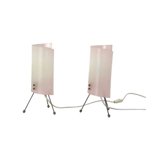 Pair of vintage tripod lamps, 1960s