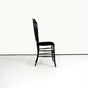 Decorative 'Chiavari' chair designed by Gaetano Descalzi