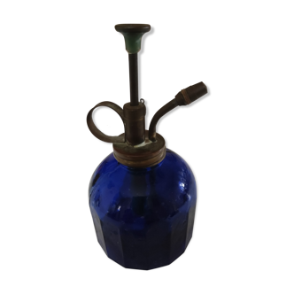 Dark blue brass and glass sprayer
