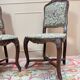 Armand henry pair of natural wood chairs stamped from the regency period