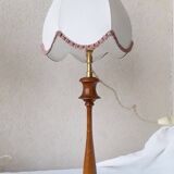 Paire de lampes bois