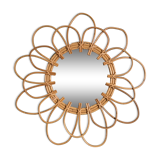 Rattan mirror 60cm