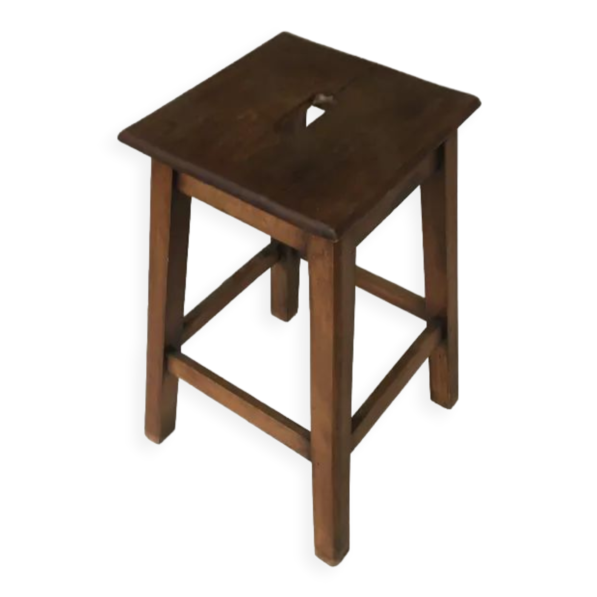 Antique square stool