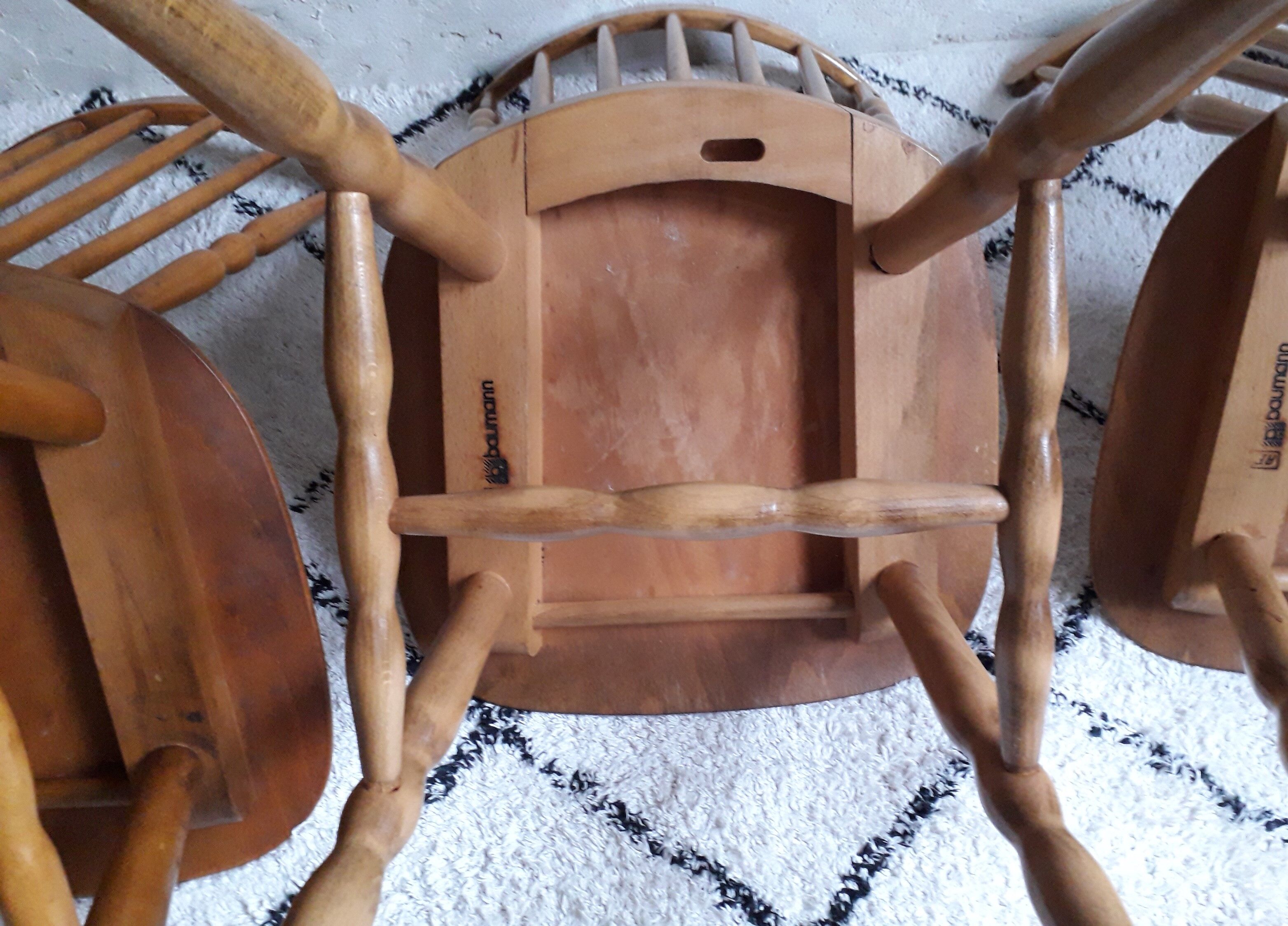 Lot de 4 chaises bistrot Baumann modèle Tacoma