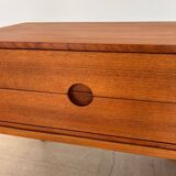 Scandinavian Teak Nightstands by Kai Kristiansen for Aksel Kjersgaard, Denmark, 1960s, Set of 2