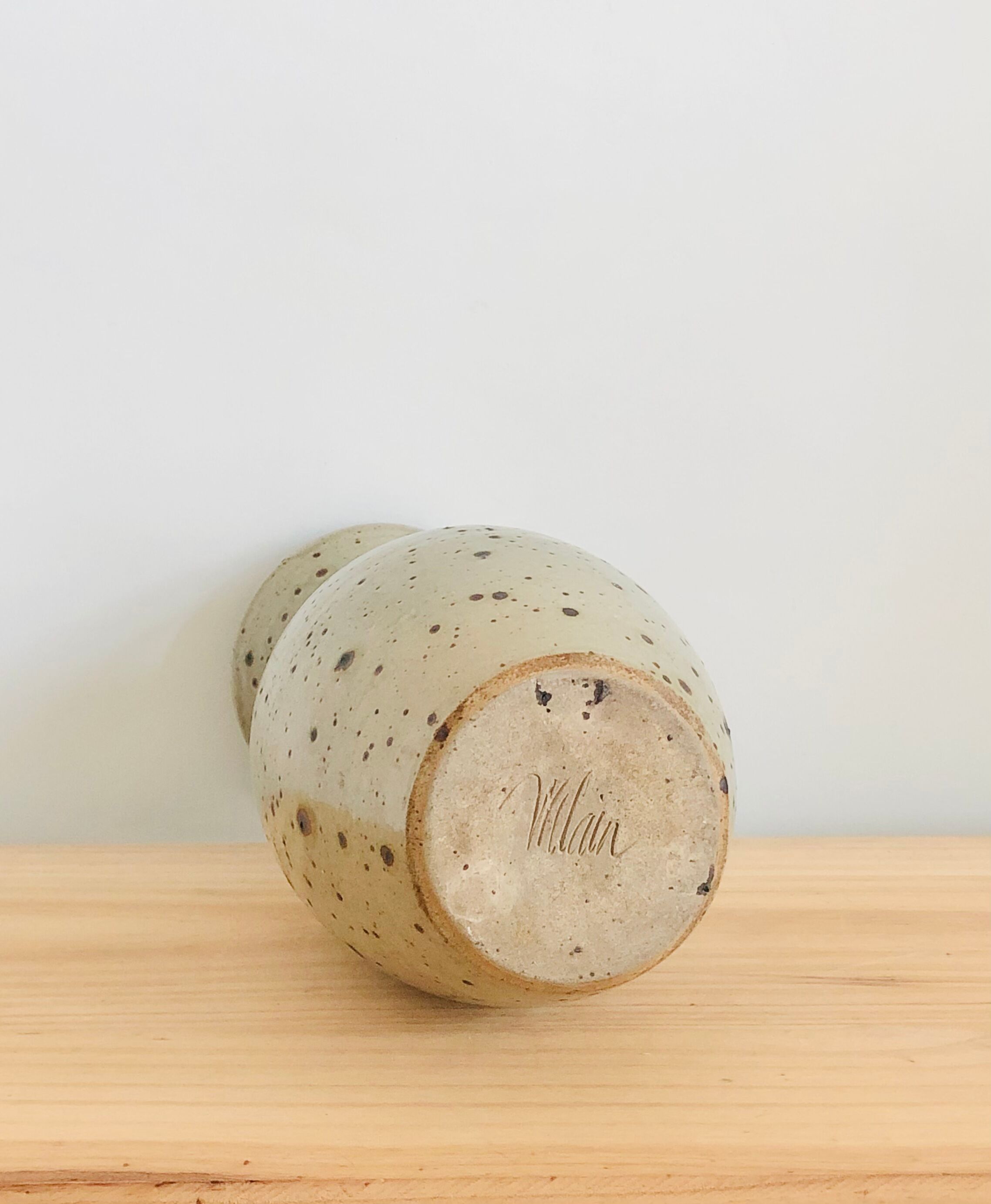 Vintage pyrite sandstone vase