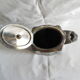 Silver metal coffee pourer