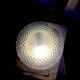 Vintage wall light ceiling fixture transparent glass 1970s 1980s