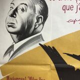 Original French cinema poster "Les Oiseaux" by Alfred Hitchcock - 120x160cm