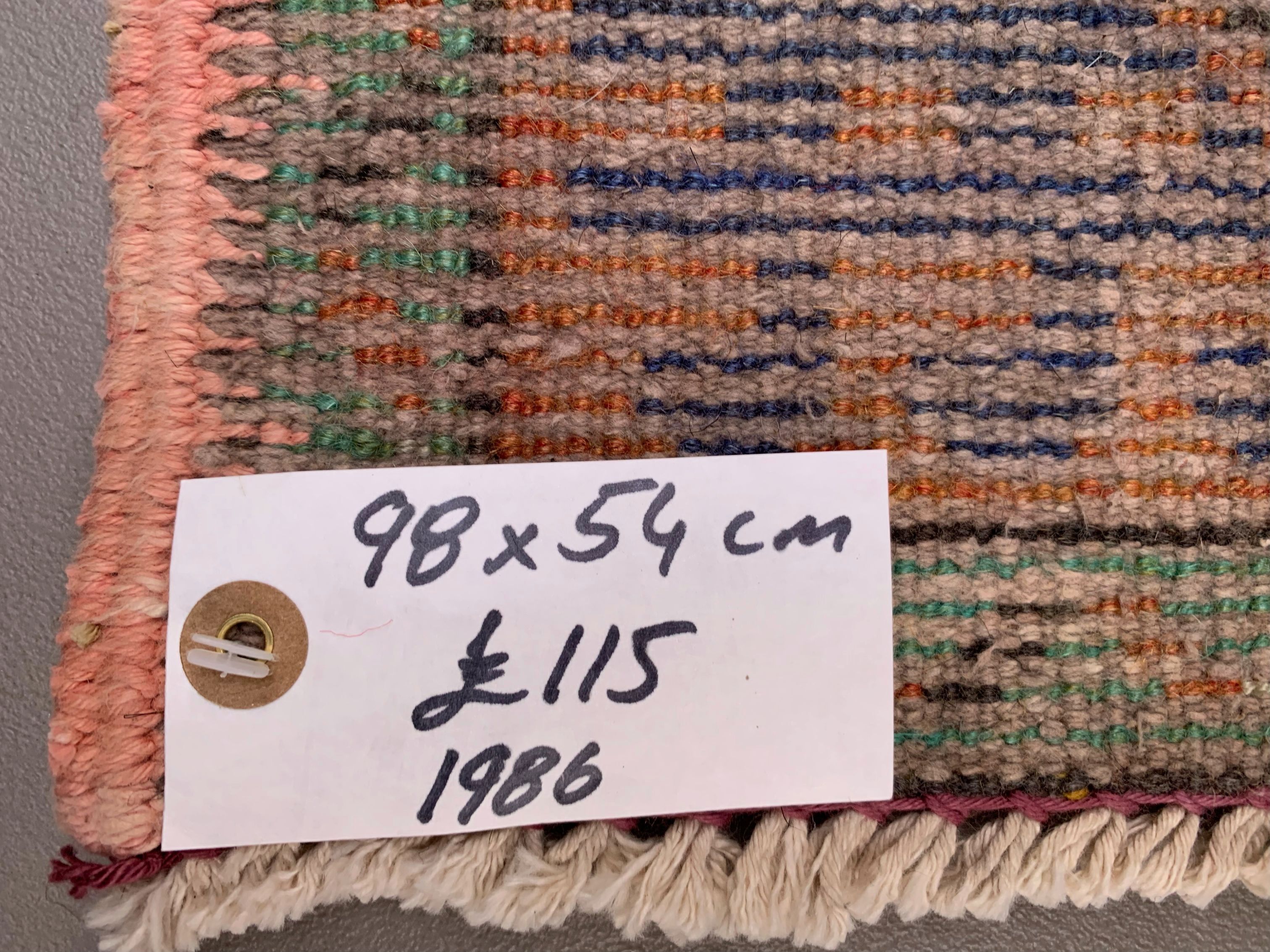 Small Vintage Turkish Rug 98x54 cm, Short Runner, Tribal, Shabby Chic