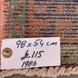 Small Vintage Turkish Rug 98x54 cm, Short Runner, Tribal, Shabby Chic