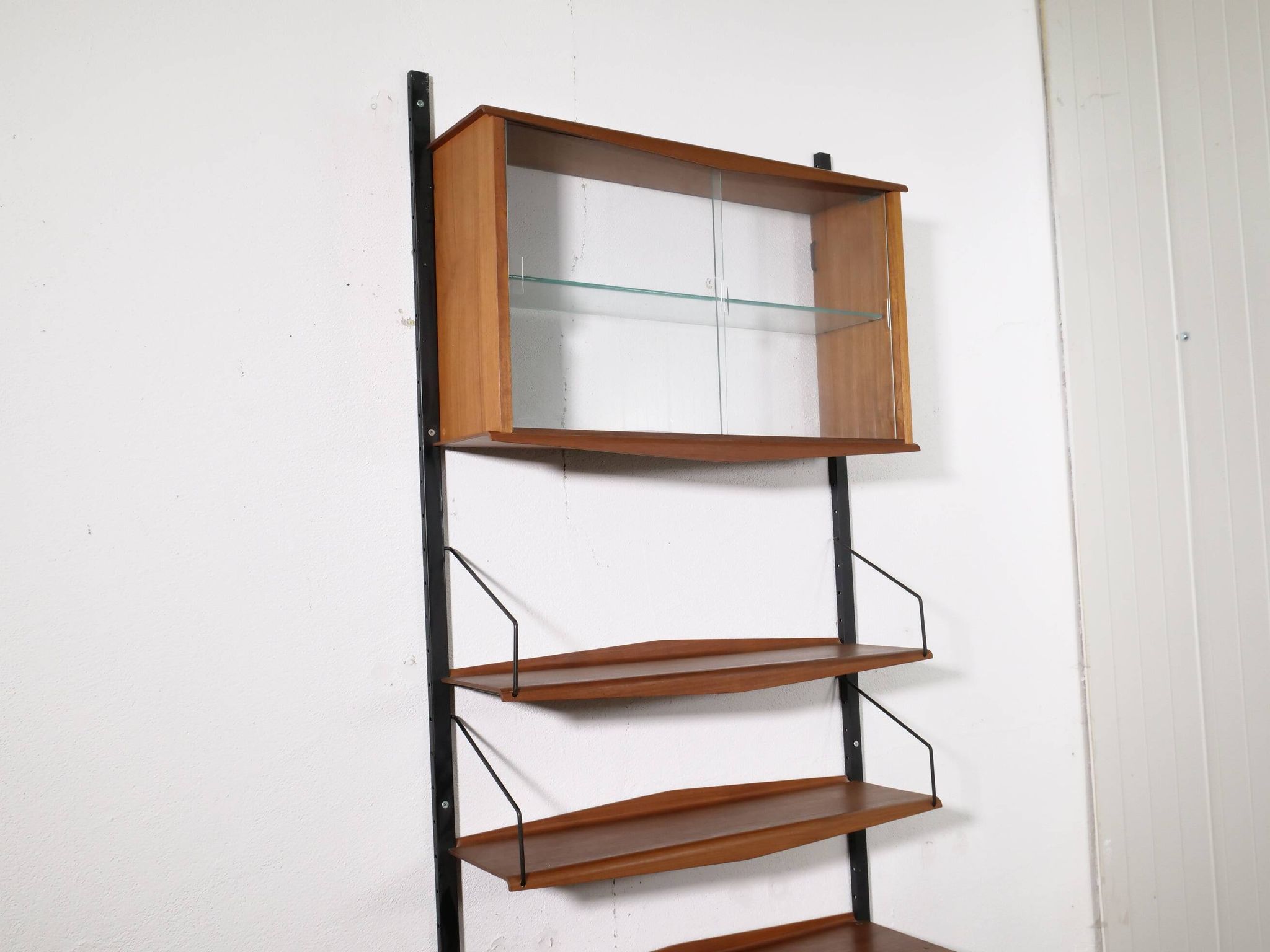 Bibliothèque style scandinave en teck, années 1960