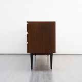 Vintage enfilade, dark walnut, restored, 220cm