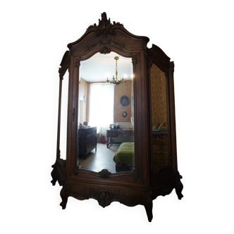 Armoire à glace style Louis XV
