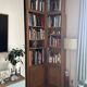 Custom U-shaped wall library – Solid wood and oak