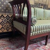 Empire mahogany sofa bench