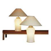 Murano Glass Table Lamps Model Tschung by Ingo Maurer for M Design, 1970s