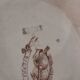 Shower pedestal dish Brownfield & Sons Porcelain Trade Mark Rienzi