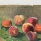 Oil on canvas gabrielle guillot by raffaillac still life with fruit