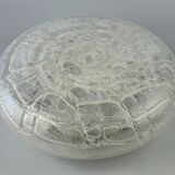 60s 70s ceiling lamp Plafoniere Ice Glass Doria Germany Space Age Design