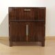 Small Art Deco Bar Cabinet, Macassar Veneer, France, circa 1930