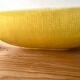 Flat and lid in yellow earthenware from Salins
