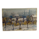 Oil on old wood panel