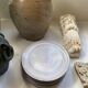 6 glazed terracotta plates 22 cm