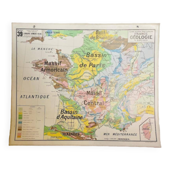 Map France Vidal- Lablache