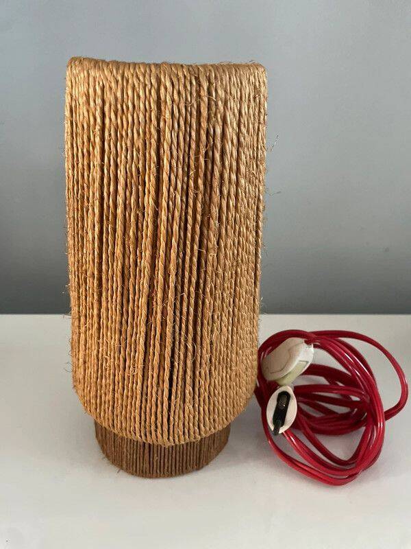 Vintage rope lamp