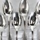 Baroque model silver metal cutlery service