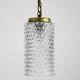 Crystal glass pendant lamp, 1960s
