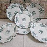 6 assiettes à dessert Terre de Fer