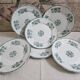 6 assiettes à dessert Terre de Fer