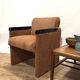 Paire de fauteuils années 80 retapissés