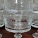6 engraved crystal fruit salad bowls from the Napoleon III period